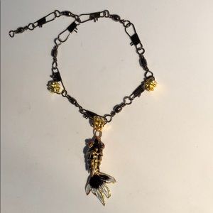 Adjustable Cloisonné Fantail Fish 🐟 Bracelet